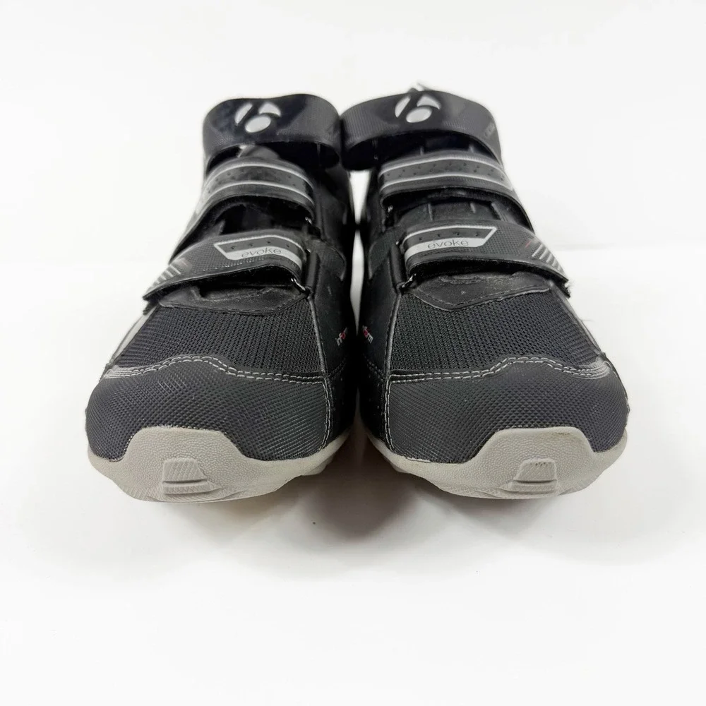 Bontrager Evoke Mountain Bike Shoes Mens Size 45/12 Black SPD Cleats MTB Cycling